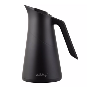 Soho Design Termokande med glasindsats 1L Sort