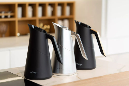 Soho Design Termokande med glasindsats 1L Sort